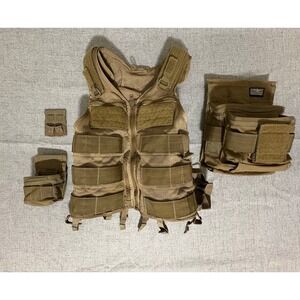 ATLAS 46 Tactical Vest One Size Molle System Coyote Brown Adjustable